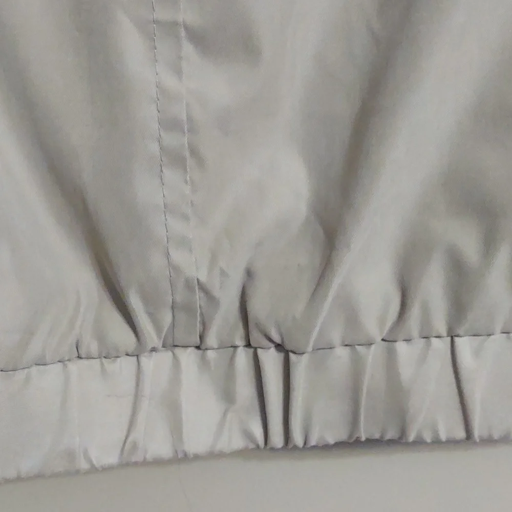 Aberdeen Harrington Style Mens L Beige Windbreaker Bomber Casual Jacket - Picture 13 of 14